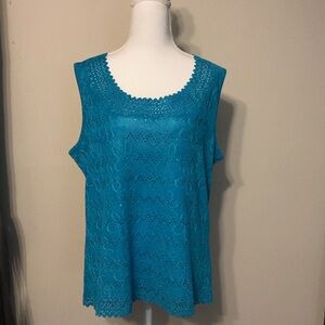 Belle Amie Lace Sleeveless Blouse